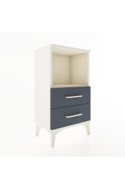 Arges Komodin Tek Raflı 2 Çekmeceli 44x30x80 Aytaşı-Antrasit