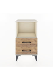 Arges Komodin Tek Raflı 2 Çekmeceli 44x30x80 Aytaşı-Çam