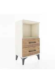 Arges Komodin Tek Raflı 2 Çekmeceli 44x30x80 Aytaşı-Çam