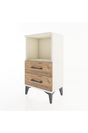 Arges Komodin Tek Raflı 2 Çekmeceli 44x30x80 Aytaşı-Çam