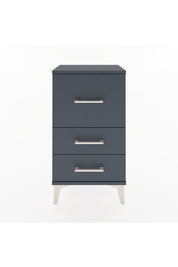 Arges Komodin 3 Çekmeceli 44x30x80 Antrasit-Antrasit