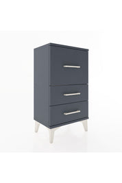 Arges Komodin 3 Çekmeceli 44x30x80 Antrasit-Antrasit