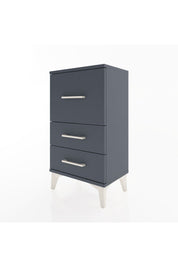 Arges Komodin 3 Çekmeceli 44x30x80 Antrasit-Antrasit