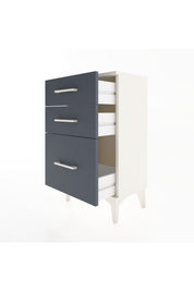 Arges Komodin 3 Çekmeceli 44x30x80 Aytaşı-Antrasit