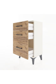 Arges Komodin 3 Çekmeceli 44x30x80 Aytaşı-Çam