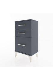 Arges Komodin 3 Çekmeceli 44x30x80 Antrasit-Antrasit