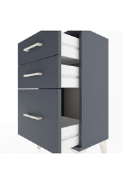 Arges Komodin 3 Çekmeceli 44x30x80 Antrasit-Antrasit