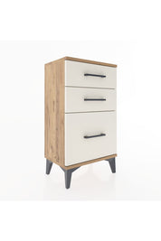 Arges Komodin 3 Çekmeceli 44x30x80 Çam-Aytaşı