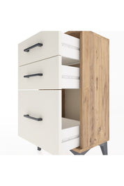 Arges Komodin 3 Çekmeceli 44x30x80 Çam-Aytaşı