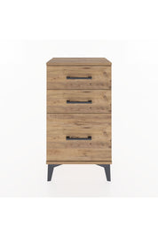 Arges Komodin 3 Çekmeceli 44x30x80 Çam-Çam