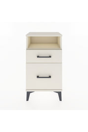 Arges Komodin Tek Raflı 2 Çekmeceli 44x30x80 Aytaşı-Aytaşı