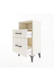 Arges Komodin Tek Raflı 2 Çekmeceli 44x30x80 Aytaşı-Aytaşı