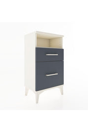 Arges Komodin Tek Raflı 2 Çekmeceli 44x30x80 Aytaşı-Antrasit