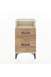 Arges Komodin Tek Raflı 2 Çekmeceli 44x30x80 Aytaşı-Çam