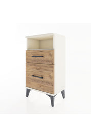 Arges Komodin Tek Raflı 2 Çekmeceli 44x30x80 Aytaşı-Çam