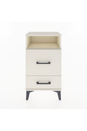 Arges Komodin Tek Raflı 2 Çekmeceli 44x30x80 Aytaşı-Aytaşı