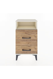 Arges Komodin Tek Raflı 2 Çekmeceli 44x30x80 Aytaşı-Çam