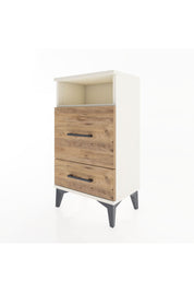 Arges Komodin Tek Raflı 2 Çekmeceli 44x30x80 Aytaşı-Çam