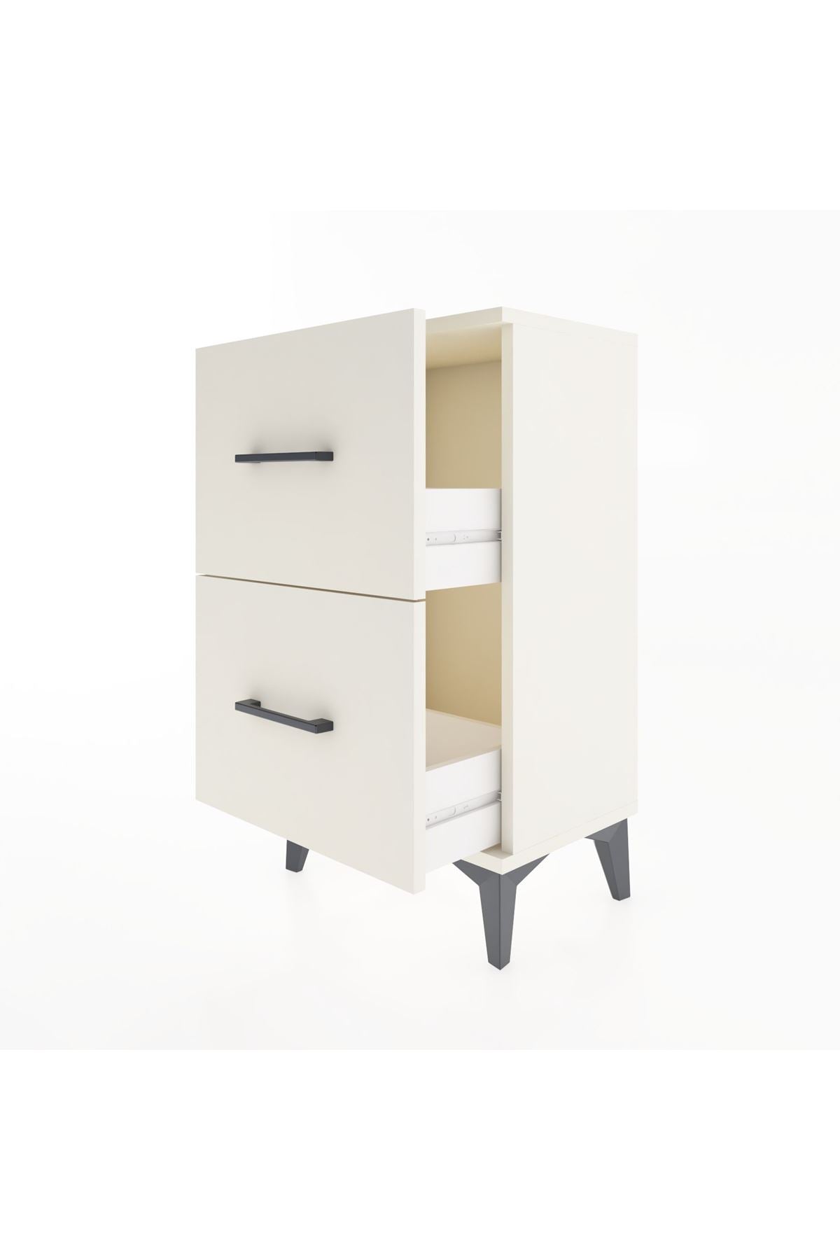 Arges Komodin 2 Çekmeceli 44x30x80 Aytaşı-Aytaşı