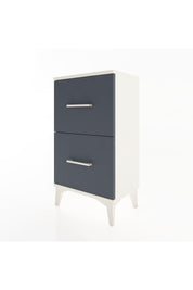 Arges Komodin 2 Çekmeceli 44x30x80 Aytaşı-Antrasit