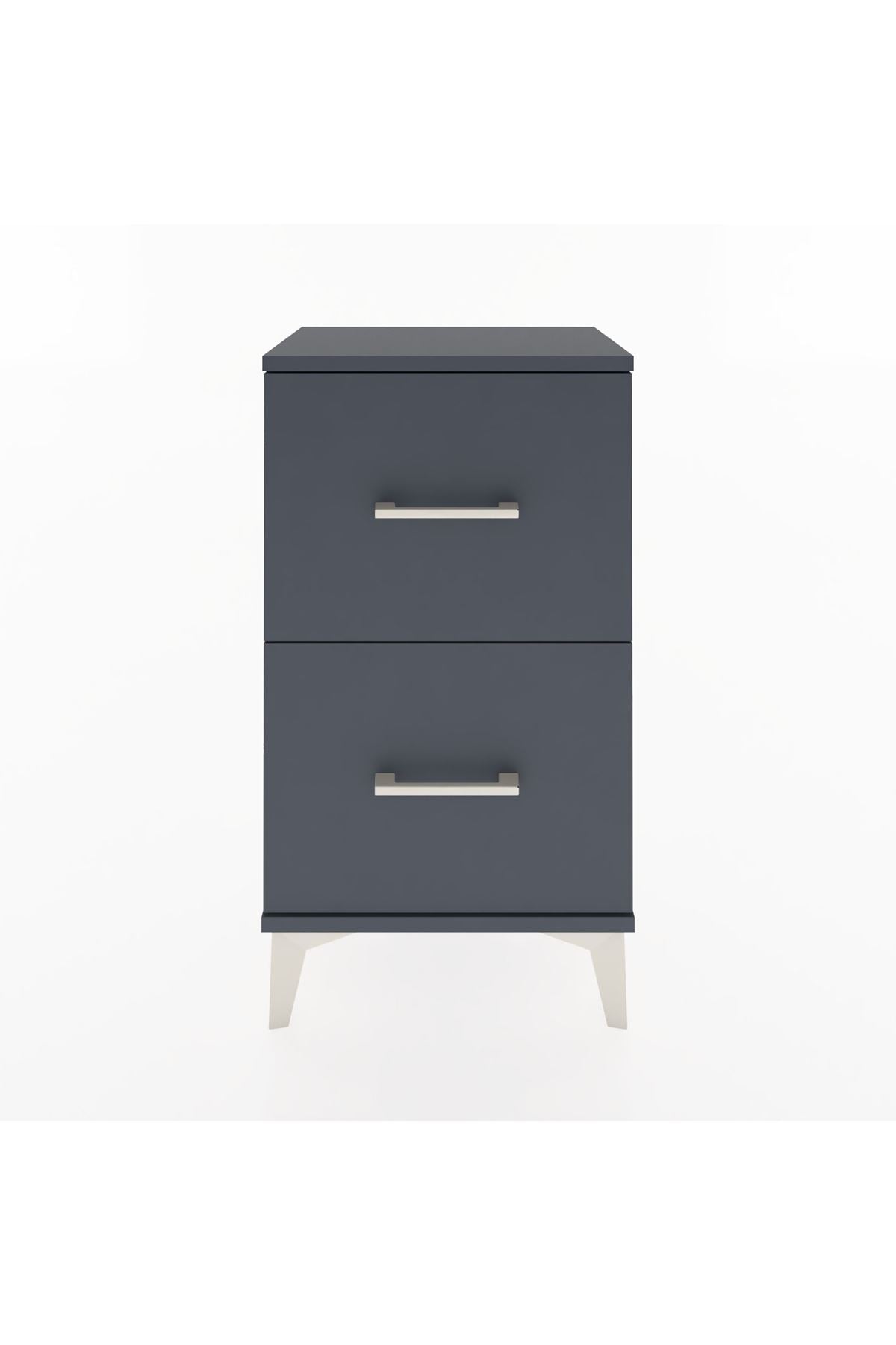 Arges Komodin 2 Çekmeceli 44x30x80 Antrasit-Antrasit