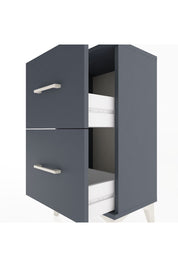 Arges Komodin 2 Çekmeceli 44x30x80 Antrasit-Antrasit