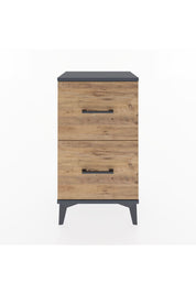 Arges Komodin 2 Çekmeceli 44x30x80 Antrasit-Çam