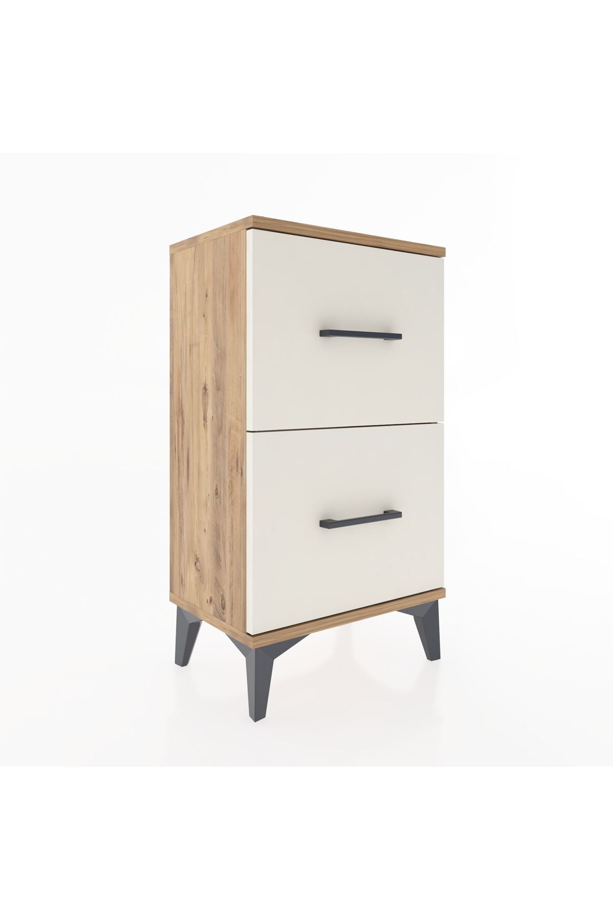 Arges Komodin 2 Çekmeceli 44x30x80 Çam-Aytaşı