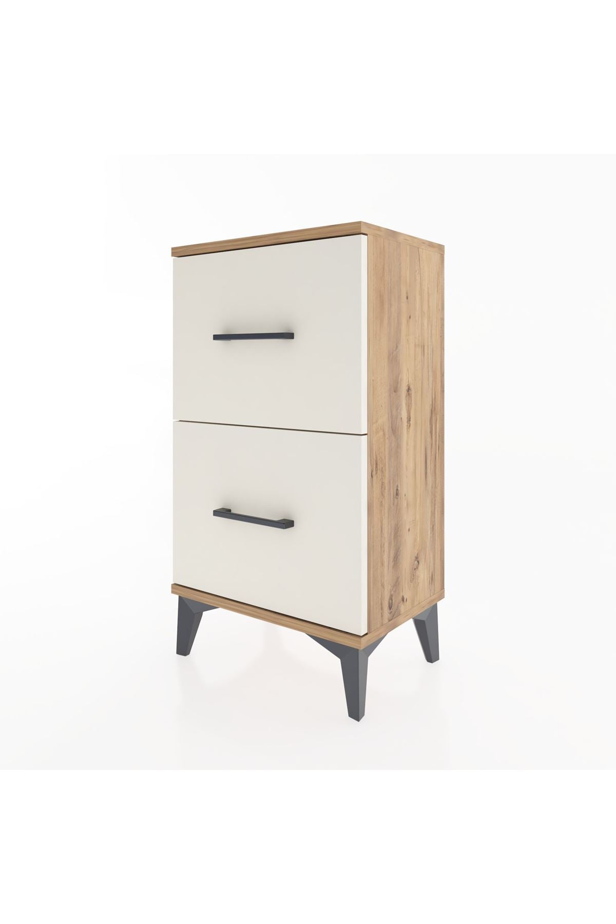 Arges Komodin 2 Çekmeceli 44x30x80 Çam-Aytaşı