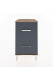 Arges Komodin 2 Çekmeceli 44x30x80 Çam-Antrasit