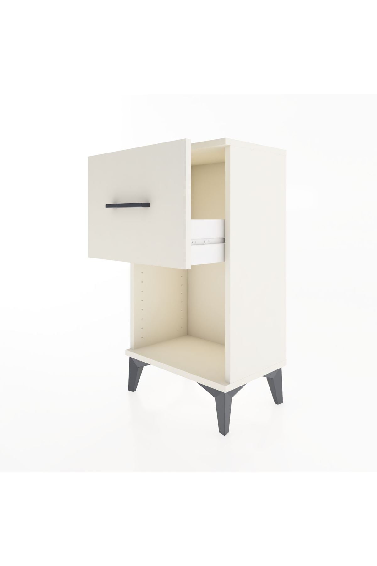 Arges Komodin Tek Çekmeceli 44x30x80 Aytaşı-Aytaşı