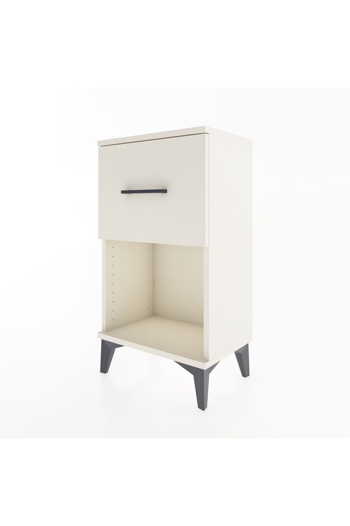 Arges Komodin Tek Çekmeceli 44x30x80 Aytaşı-Aytaşı