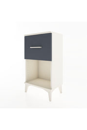 Arges Komodin Tek Çekmeceli 44x30x80 Aytaşı-Antrasit