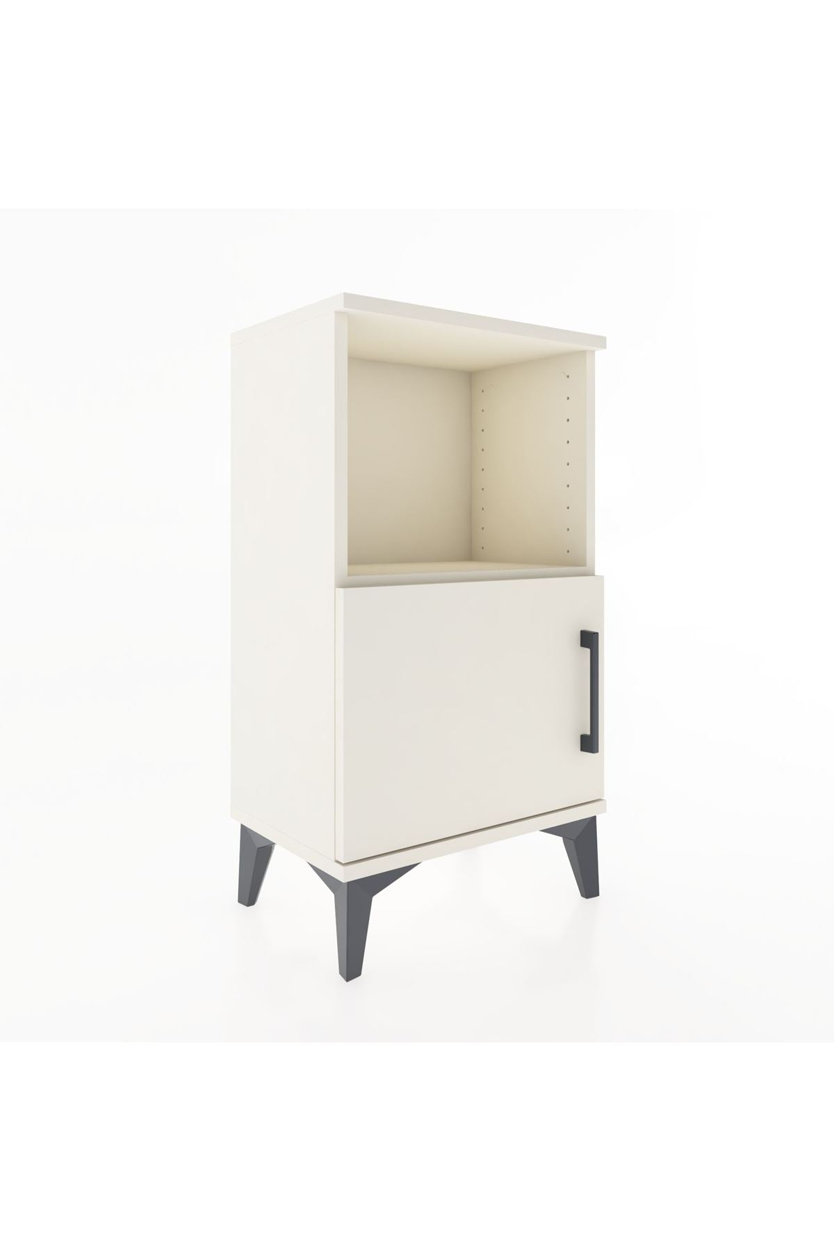 Arges Komodin 2 Raflı Tek Kapaklı 44x30x80 Aytaşı-Aytaşı