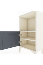 Arges Komodin 2 Raflı Tek Kapaklı 44x30x80 Aytaşı-Antrasit