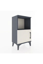 Arges Komodin 2 Raflı Tek Kapaklı 44x30x80 Antrasit-Aytaşı