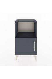 Arges Komodin 2 Raflı Tek Kapaklı 44x30x80 Antrasit-Antrasit