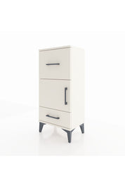 Arges Komodin Tek Raflı 2 Çekmeceli Tek Kapaklı 44x30x96 Aytaşı-Aytaşı