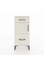 Arges Komodin Tek Raflı 2 Çekmeceli Tek Kapaklı 44x30x96 Aytaşı-Aytaşı