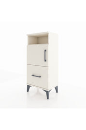 Arges Komodin 2 Raflı Tek Çekmeceli 2 Kapaklı 44x30x96 Aytaşı-Aytaşı