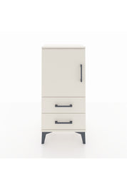 Arges Komodin 2 Raflı 2 Çekmeceli Tek Kapaklı 44x30x96 Aytaşı-Aytaşı