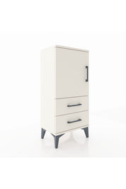 Arges Komodin 2 Raflı 2 Çekmeceli Tek Kapaklı 44x30x96 Aytaşı-Aytaşı