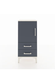 Arges Komodin 2 Raflı 2 Çekmeceli Tek Kapaklı 44x30x96 Aytaşı-Antrasit