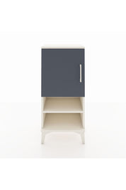 Arges Komodin 3 Raflı Tek Kapaklı 44x30x96 Aytaşı-Antrasit