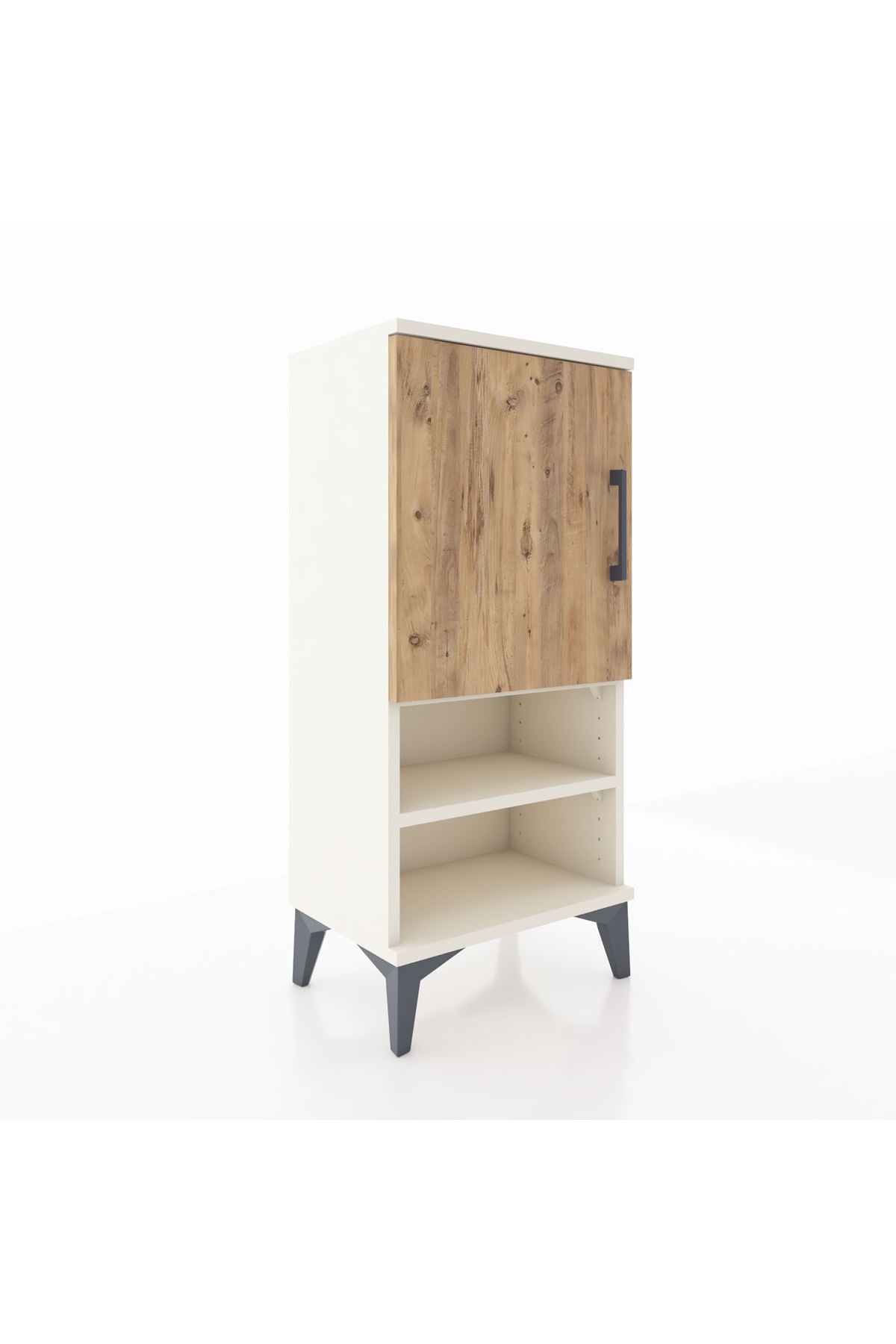 Arges Komodin 3 Raflı Tek Kapaklı 44x30x96 Aytaşı-Çam