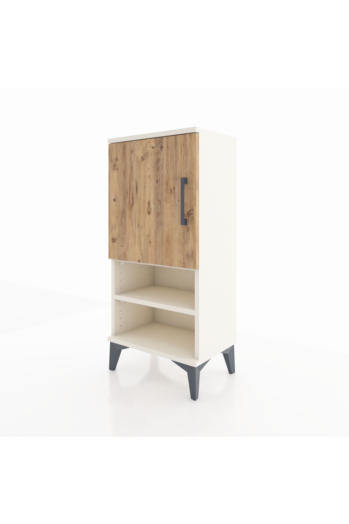 Arges Komodin 3 Raflı Tek Kapaklı 44x30x96 Aytaşı-Çam