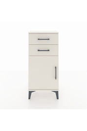 Arges Komodin Tek Raflı 2 Çekmeceli Tek Kapaklı 44x30x96 Aytaşı-Aytaşı