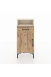 Arges Komodin 2 Raflı Tek Çekmeceli Tek Kapaklı 44x30x96 Aytaşı-Çam