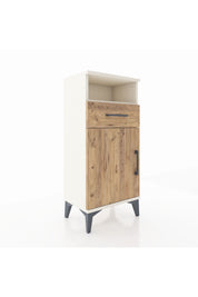 Arges Komodin 2 Raflı Tek Çekmeceli Tek Kapaklı 44x30x96 Aytaşı-Çam