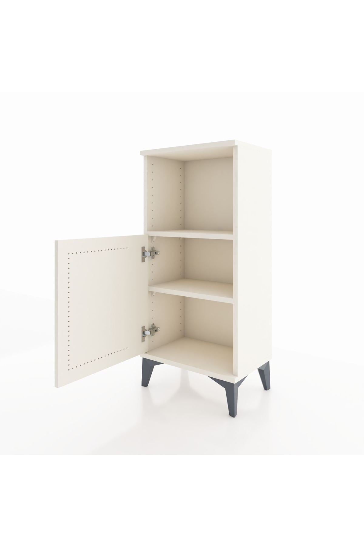 Arges Komodin 2 Raflı Tek Kapaklı 44x30x96 Aytaşı-Aytaşı